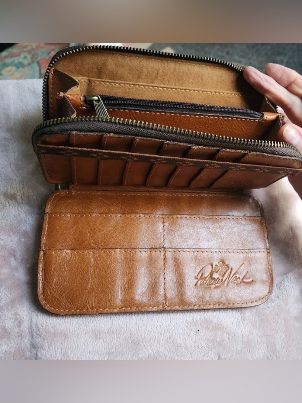 Patricia Nash Oria Tooled Leather Wallet